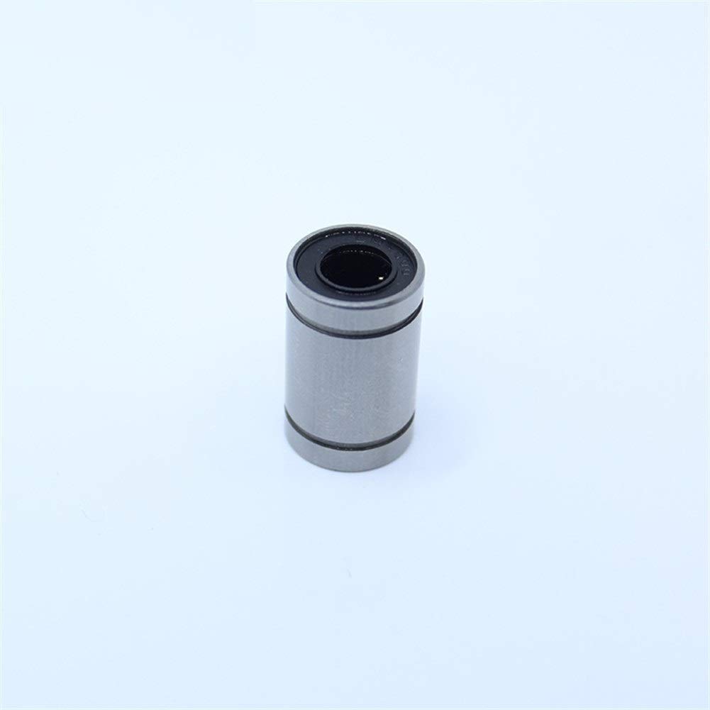 Roulement linéaire LM3UU LM4UU LM5UU LM6UU LM8UU LM10UU Douille de Mouvement linéaire ABEC-1 Roulement linéaire Standard 10 pièces Roulements à Billes linéaires(LM6UU A1 10PCS)