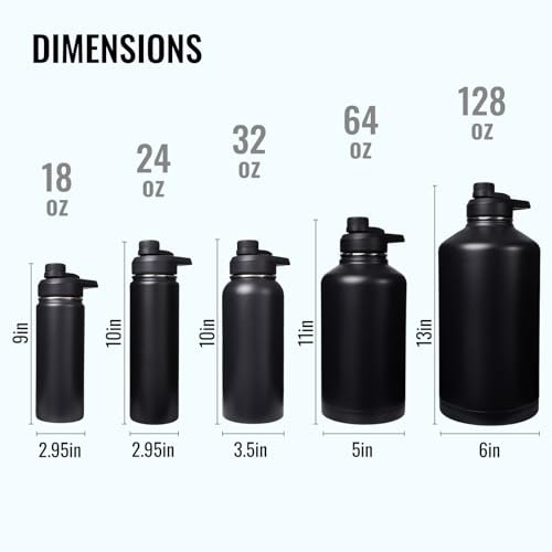Fijinhom 24Oz Insulated Water Bottle With Handle thumb #4