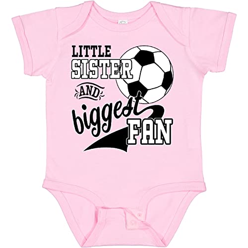 Image of inktastic Little Sister and Biggest Fan- Soccer Player Baby Bodysuit