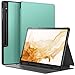 JETech Case for Samsung Galaxy Tab S8 Plus 2022 / S7 FE 2021 / S7 Plus 2020 12.4-Inch with S Pen Holder, Slim Folio Stand Protective Tablet Cover, Multi-Angle Viewing (Green)