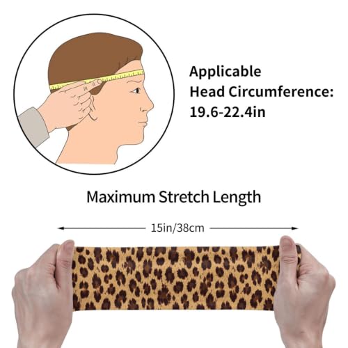 Image of Sports Headband Moisture Wicking Sweatband for Men Women Running Cycling Yoga Fitness Workout