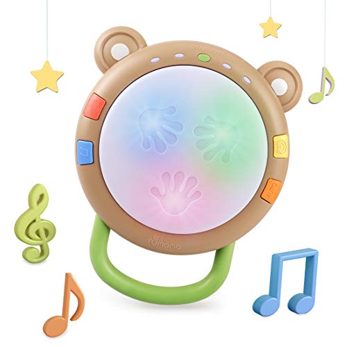 TUMAMA Toddler Toy Baby Musical Electronic Toys,Babies Light up Drum Musical Instruments Sensory Baby Toy Gift for Infants,Toddlers,Boys,Girls, 18 Months&Up