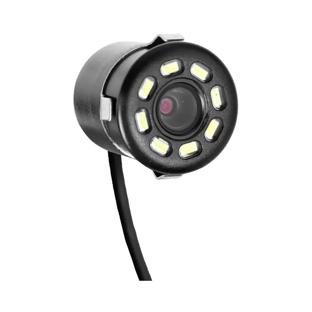 Mania Electro Night Vision 8 LED Waterproof Car Reverse Camera,170° Wide Angle|IP68 Waterproof |Night-Vision Compatible with Car Android Monitors, Reverse Parking Camera Night Vision for All Cars-image-48