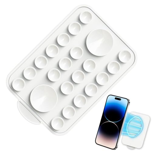 Soporte para teléfono con – Adhesivo de Silicona Universal para teléfonos Inteligentes, Agarre magnético para Selfie, grabación de blogs de Viaje en Todas Las Superficies