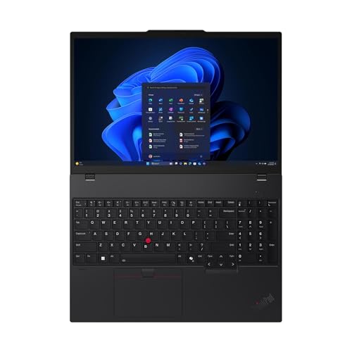 Image of Lenovo ThinkPad T16 Gen 4 Business Laptop, 2025, 16 inch 1920x1200 Touch, Intel-12 Core Ultra 7 265U, 64GB DDR5, 4TB SSD, Win10 Pro, Backlit KB, Wi-Fi 7, BT 5.4, Thunderbolt 4, 5.0MP + IR Camera, Black
