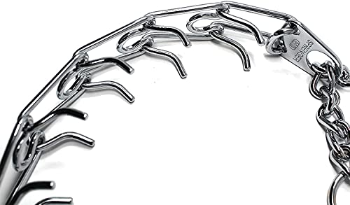 Image of Herm Sprenger Pet Supply Imports Chrome Plated Training Collar With Quick Release Snap For Dogs,?40.64 cm,W 5.72 cm