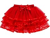 Tortoise & Rabbit® Falda tutú de tul para niñas pequeñas y grandes, 9- 12 años