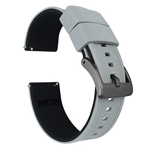 Image of BARTON Elite Silicone Watch Bands - Gold Buckle Quick Release