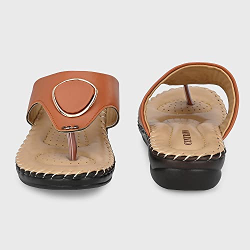 Image of Centrino Women's Thong Comfortable Ortho Care Ladies | Fashion Wear Sandal & Chappal | Soft Cushioned for More Comfort (7902)