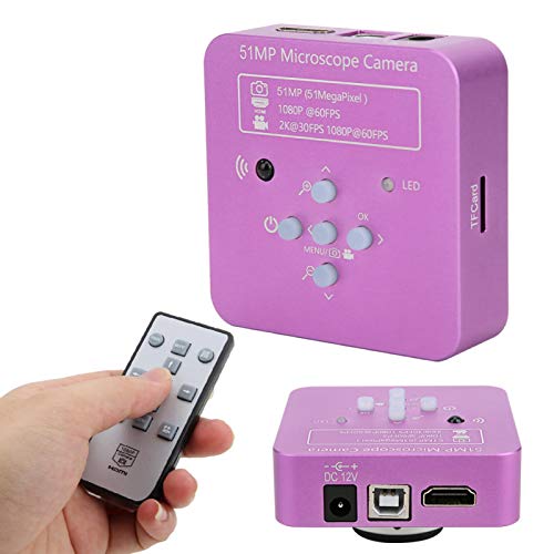 60FPS Elektronisches Digitalvideomikroskop USB HDMI 51MP Industriemikroskop Digitalzoom Mikroskopkamera für die Reparatur von