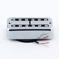 Alnico II Electric Guitar Humbucker Pickup fit for FT Style Guitar. Position: Bridge, Magnet : Alnico 2 Pole Pieces: Two Row Adjustable Screws Pole Pieces.Pole Spacing: Neck 50mm, Bridge 50mm.Resistance:,Bridge 4-5K. Pickup Color: Brass Cover, Chrome...