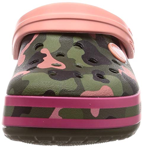 Image of Crocs Unisex Kids Crocband Prismatic Clogs K Volt Green
