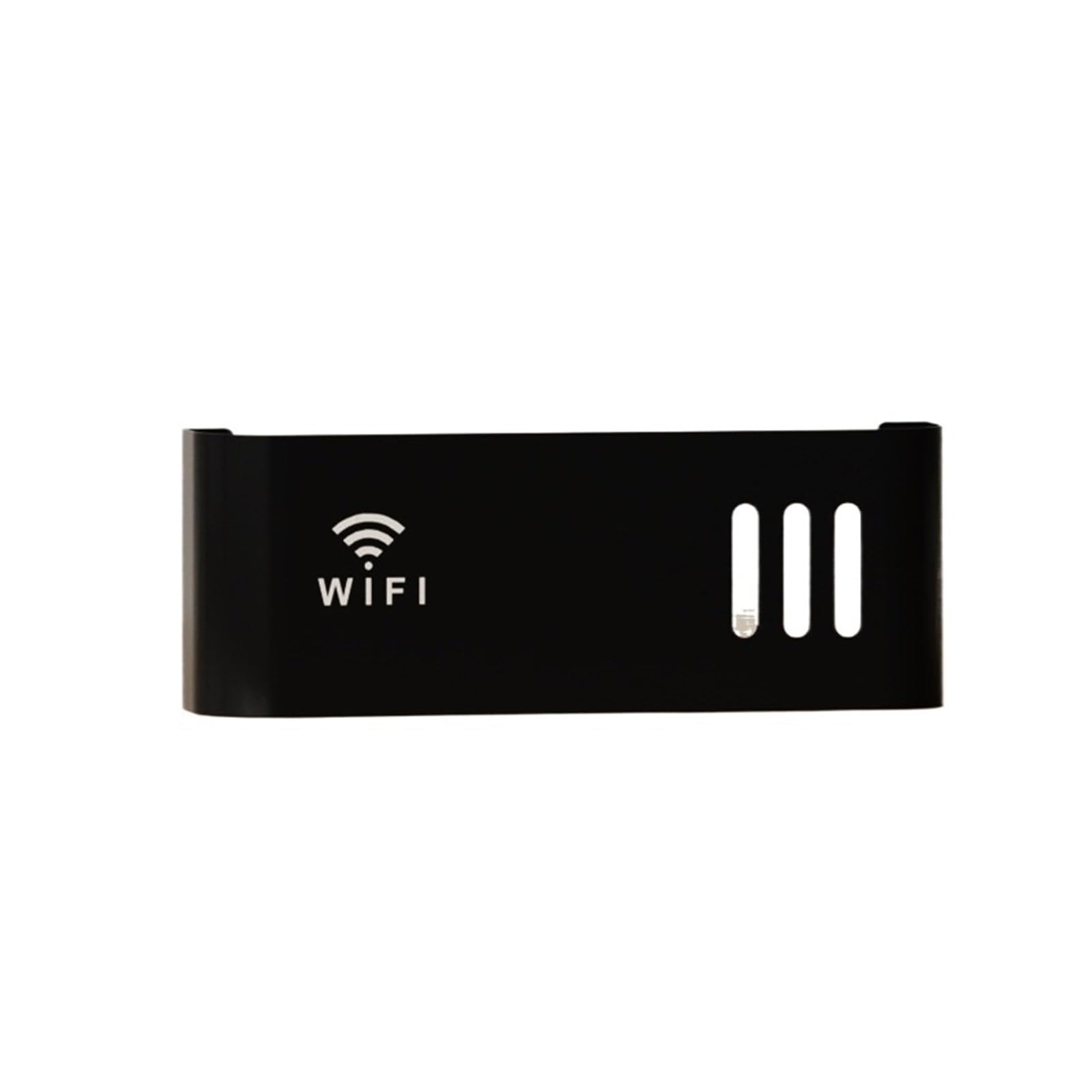 Wand Router Aufbewahrungsbox Behälter Wandmontierte Router-Box Büro-Mediendekor-Konsole WLAN WLAN-Box Drahtlose Aufbewahrungsboxen Rack-Halterung Wandregal(Color 1)