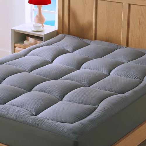 Protector de colchón King Elven Home acolchado refrescante extra grueso 2