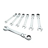 DEWALT 007PC FLEX RATCHETIGN COMB. WRENCH SET