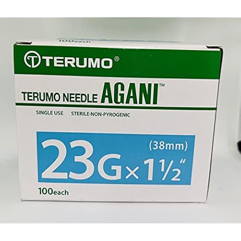 Terumo 23G x 1 1/2" (0.60x38mm) 100 Each/Pack Cover
