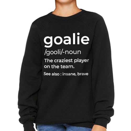 Goalie Definition Kids' Raglan Sweatshirt - Footballer Stuff - Boy Soccer Stuff