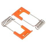 Clip a molla for faretto da incasso a LED da 10 pezzi con manicotto in gomma, clip a molla in metallo for installazione di luci a pannello da incasso a soffitto(D 55mm)