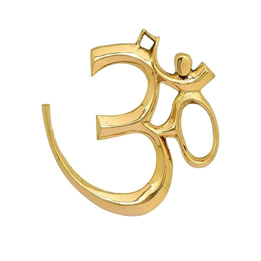 Décoration murale OM en laiton pour maison Vastu Fengshui et idole Pooja
