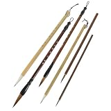 XINCXIN Chinesisches Kalligraphie-Pinsel-Set, Kalligraphie-Set for Anfänger, 6-teilig, chinesische Kalligraphie-Gel-Tintenstifte, chinesische Tintenstifte, traditionelles Chinesisch