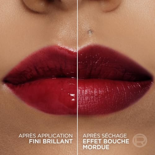 L'Oréal Paris - Encre à Lèvres Multi-Usages - Hydrate Instantanément & Offre un Éclat de Couleur Naturel - Enrichi en Acide Hyaluronique - Hyaluron Tint - Teinte : Le Rouge Paris