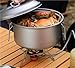BFHRDESX Compatible for 2.1L & 2.8L Titanium Soup Pot Set, Lightweight Camping Steamer with Steam Compartment(2.1ML Steamer)