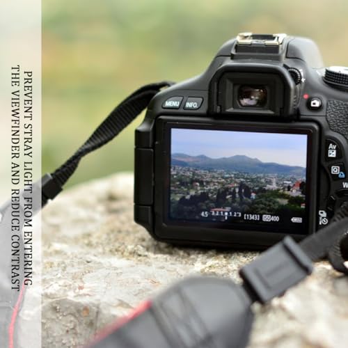 JSKWIKE 4 Pcs Augenmuschel Okularmuschel Okular Sucher für Nikon D7000 D750 D610 D600 D300 D200 D100 D90 D80 D70 D70s Kameras Ersetzt Nikon DK-21 Okular
