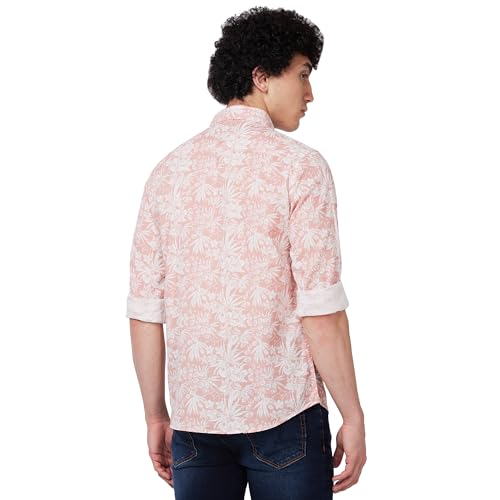 Image of Spykar Men's Regular Fit N /A Full Sleeve Printed Casual Shirts