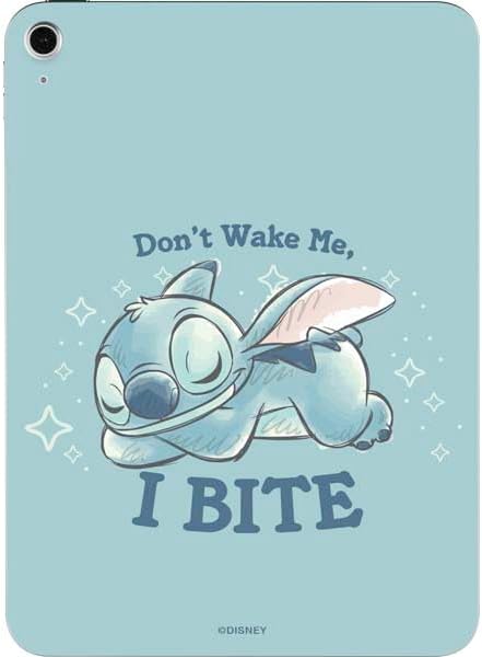 Skinit Decal Tablet Skin Compatible with iPad 11th Gen (2025) - Officially Licensed Disney Lilo and Stitch Dont Wake Me I Bite Design