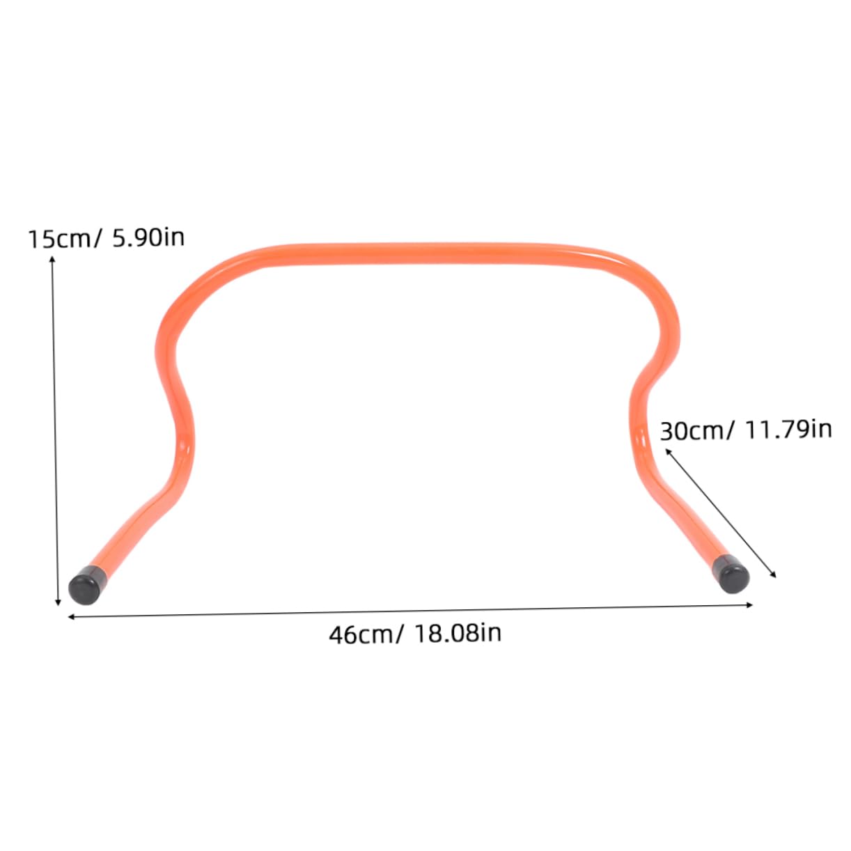 DINHEAROM 4pcs Agility Hurdles for Boys and Girls Training Hurdles for Speed and Sports Practice for Soccer Football and Track Training Height Bright Colors