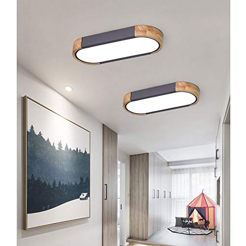 CFWSHJ Lustres, plafonnier Plafond Monture LED Ligne PLADIER Nordique LALION Plage DE Trois to Tone ÉCLAIRATION CROST CROSTRATIVE pour Les Petits espaces faciles à Installer (Gris, Grand) – vue 5