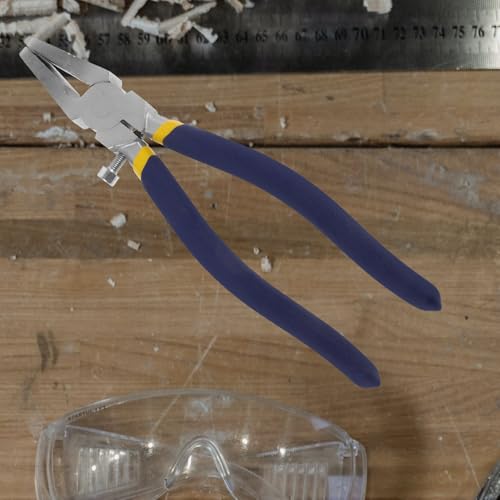 Alicates punta plana para romper vidrio de 8 pulgadas y hacer mosaicos 6