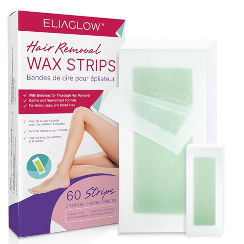 Wax Strips Hair Removal for Women: Waxing Kit, Brazilian Wax Kit At Home, Hypoallergenic All Skin
