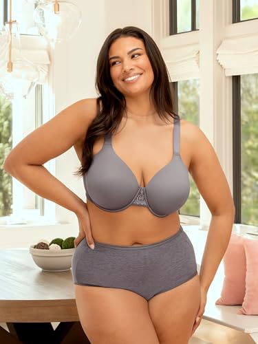 Image of Vanity Fair Women's Full Figure Beauty Back Smoothing Bra, 4 Way Stretch Fabric, Lightly Lined Cups up to H