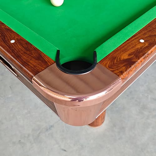 Image of RUP 8ft American Pool Table | Auto Ball Return System | Premium Billiards Cloth | Heavy Duty 147 kg MDF Frame | Smooth Metal Corners | Complete Accessories Included