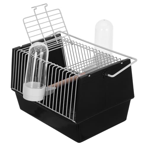 Gadpiparty Tragbarer Papageienkäfig aus Kunststoff mit Griff Transportkäfig für Haustiere Vögel...