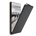 Produktbild EAZY CASE Hülle kompatibel mit Huawei P8 Lite (2015) Flip Cover zum Aufklappen, Handyhülle aufklappbar, Schutzhülle, Flipcover, Flipcase, Flipstyle Case vertikal klappbar, aus Kunstleder, Schwarz