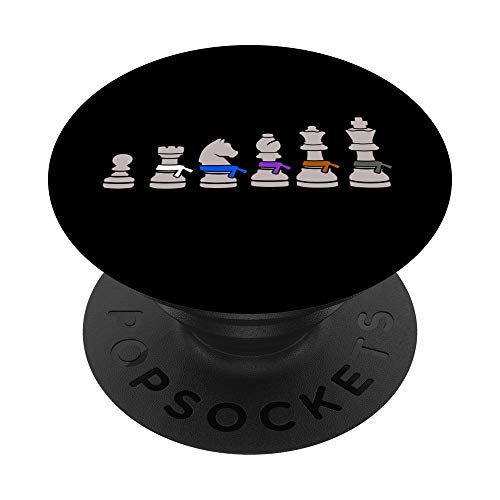 Scacchi divertenti Jujitsu per BJJ combattente regalo uomini donne e bambini PopSockets PopGrip Intercambiabile