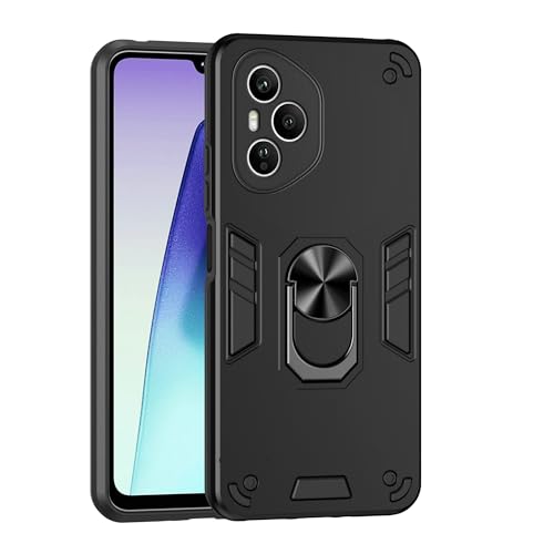 Lucyliy Honor 400 Pro�P�[�X [�����K���X�X�N���[���v���e�N�^�[�t��] Honor 400 Pro DNP-NX9 �X�}�z�P�[�X �u���b�N