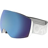 Oakley Flight Deck XM Snow Goggles, Factory Pilot Whiteout, Prizm Sapphire Iridium, Medium