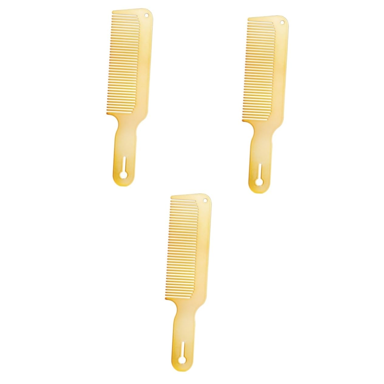 FOMIYES 3 Piezas peine pelo los hombres diseño moda diseño moda peine peluquero para hombres peine estilista peluquero para doble cara cabeza manejar