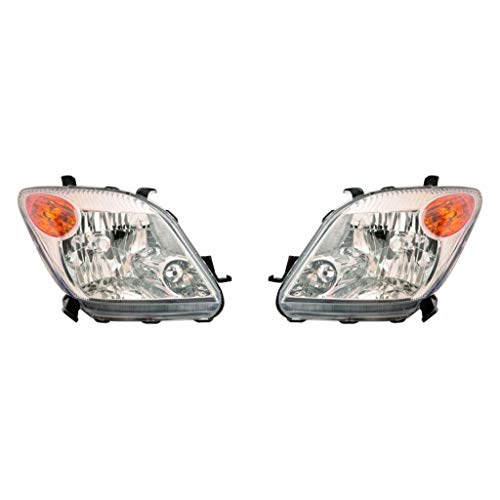 KarParts360 For 2006 Scion xA Headlight Assembly Pair Driver and Passenger Side For SC2518105