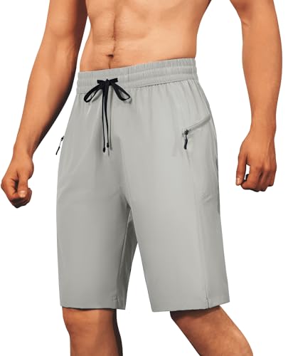 Men's Swim Trunks Quick Dry Beach Shorts with Zipper Pockets, UPF 50+, Swimming, Surfing, Outdoor - No Mesh Liner