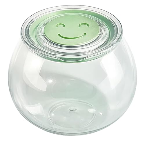 WaaRiuQ 1Pcs Plastic Cookie Jar, Airtight Biscuit Barrel for Fresh Storage, Durable Biscuit Tin with Lid, Ideal for Biscuits, Crackers, and Sweets, 800ml Cookie Jar with Lid ﻿