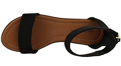 TOP Moda Women's Tassel Fringe Zip Back Block Heel Sandal4