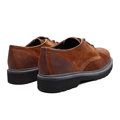 Sapato Casual Masculino Viena Camurça Trabalho Black Boots Caramelo 42