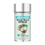 Shiyalan IKT Coconut Hair Wax Stick, Hair Wax Stick for Wigs, Strong Hold Non-greasy Styling Hair Pomade Stick