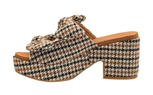 Corkys Footwear Womens Put A Bow On It Heeled Sandal - With A 3.25-Inch heel And 1-Inch platform, Chunky Heel, EVA Insole, and a Stylish Upper With Bows