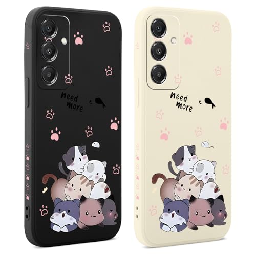 Coiwxmoi 2 Pièces Coque pour Samsung Galaxy A16 4G/5G 6,7 Pouces, Étui de Protection avec Aesthetic Design Motif, Antichoc Silicone TPU Anti-Rayures Housse...