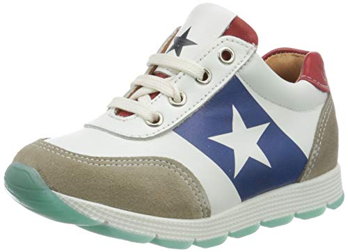 Bisgaard Vitus, Zapatillas Unisex Niños, Multicolor (White/Red 1909), 33 EU